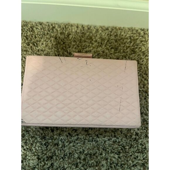 Invicta Teal Pink Leatherette Three Slot Watch Storage Box White Interior - Picture 4 of 4